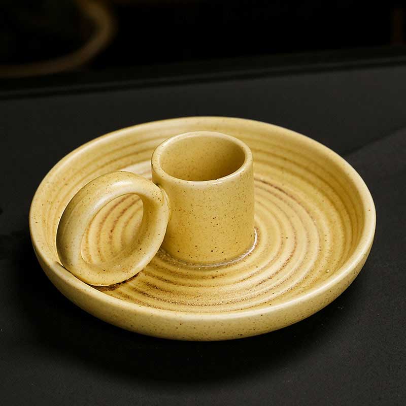Candle Holder Yellow