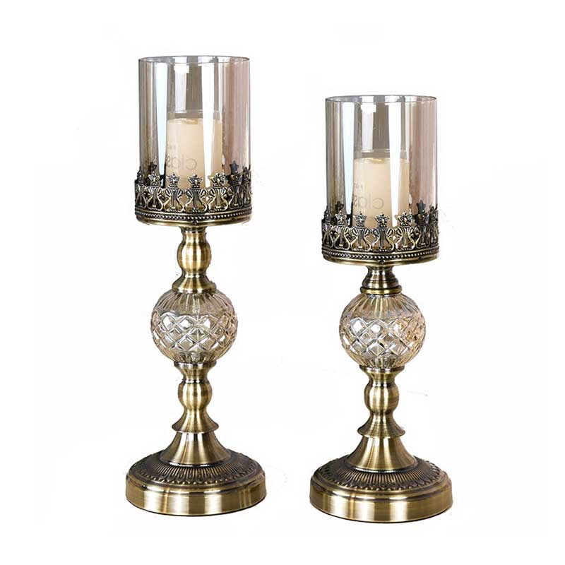 Glass Candle Holder