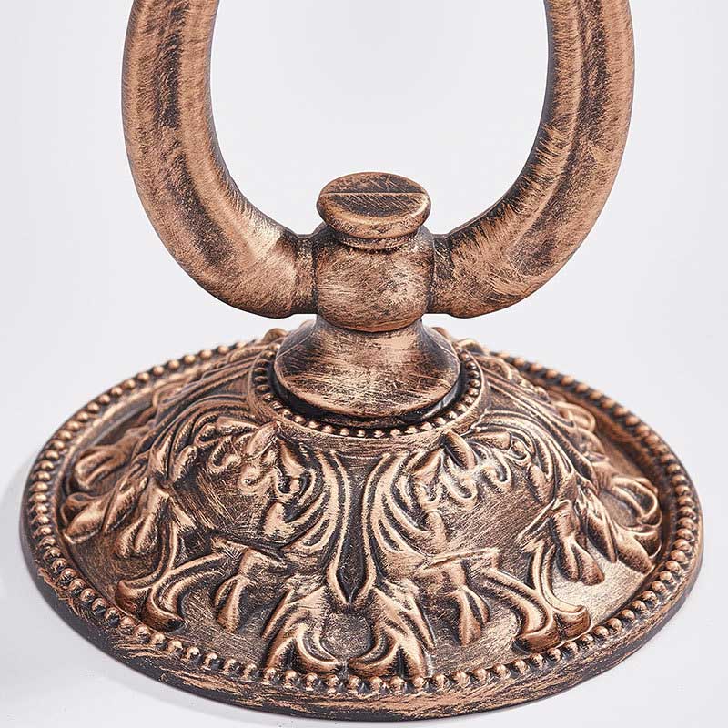 Vintage Embossed Iron Candle Holder,Floral Candlestick Size:7.8*7.8*14.5cm 2