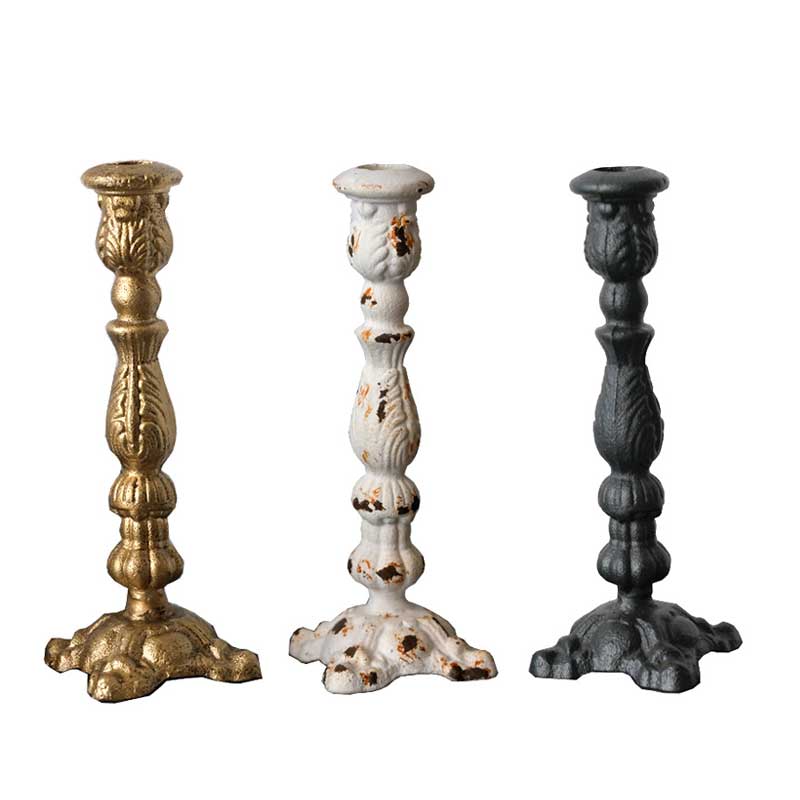 Cast Iron Candle Holder