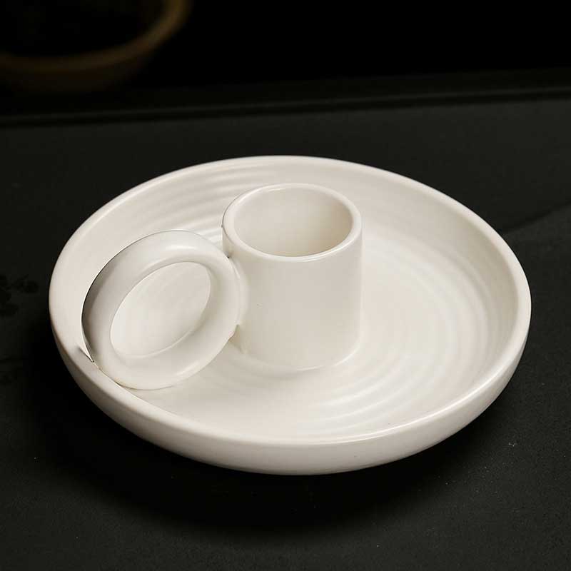Candle Holder Color:Speckled White