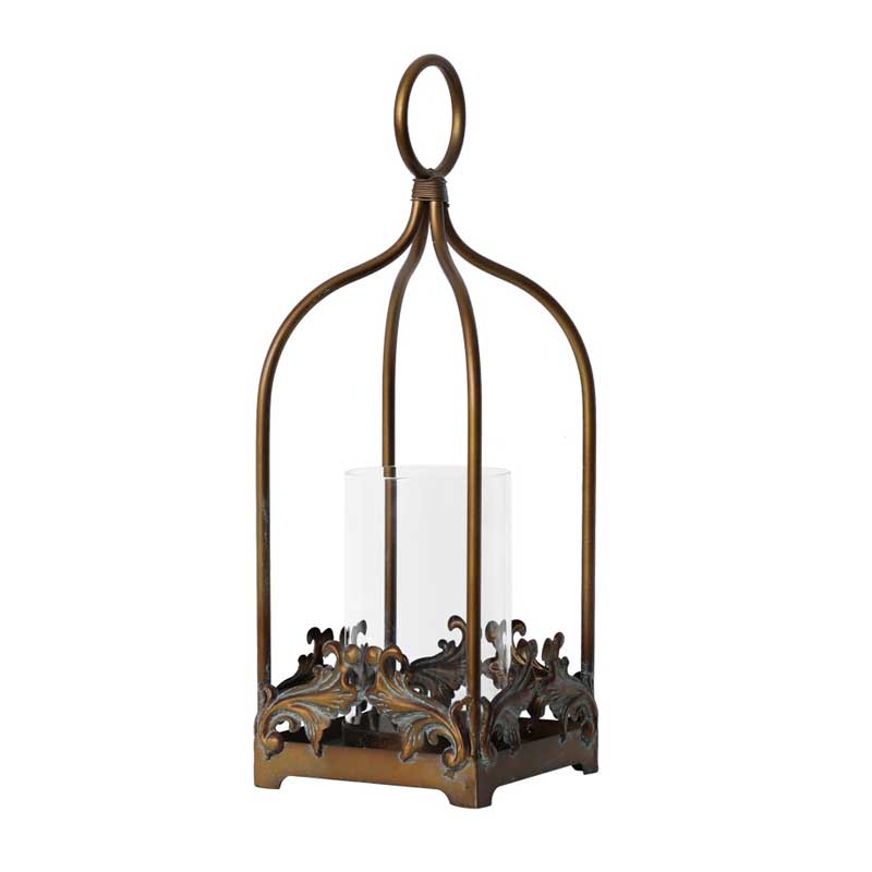 Iron Open Candle Lantern