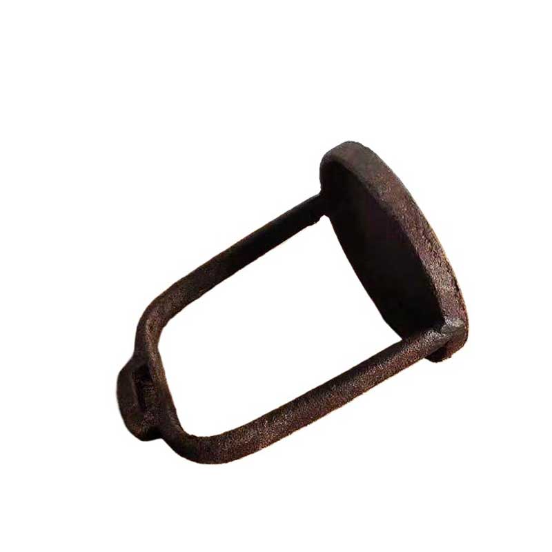 Vintage Distressed Cast Iron Candelabra with Handle | Industrial Style Decor Color:Cast Iron 1