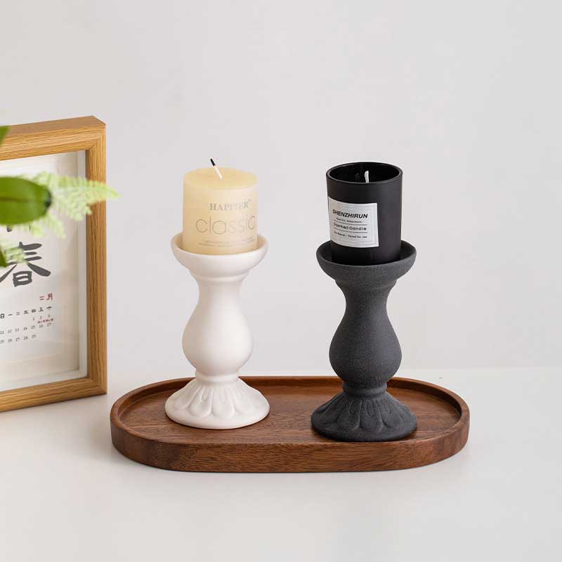 patterned Speckled candle holder Style:Style1;Color:Black 3