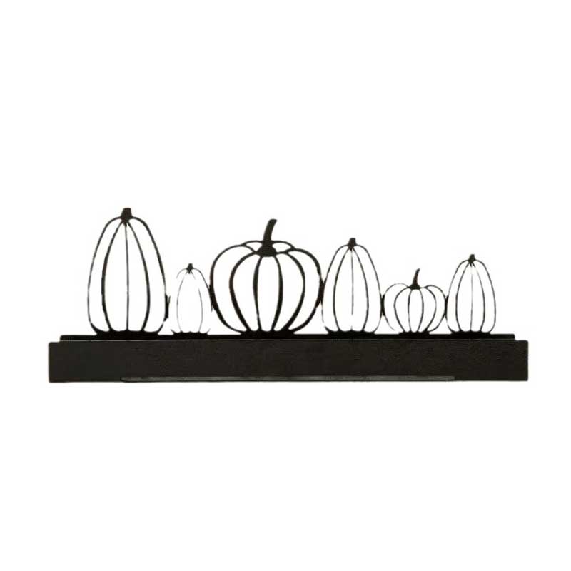 Halloween Pumpkin silhouette Iron Candlestick Holder