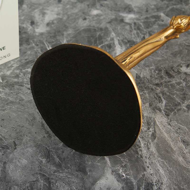 Vintage Brass Flower Candle Holder,glass flower shade Color:Gold;Size:15*15*36cm 1