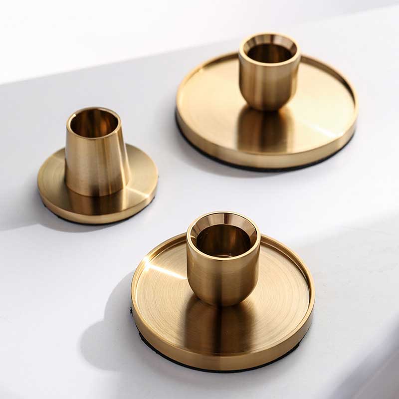 Minimalist Tray candle holder Color:Gold 2