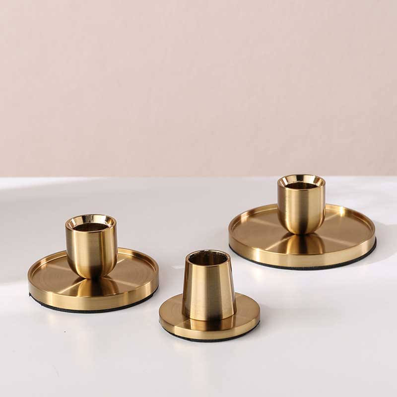 Minimalist Tray candle holder Color:Gold 3