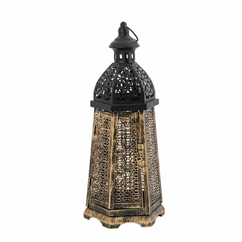 Retro Moroccan Hollow Dome Iron Lantern