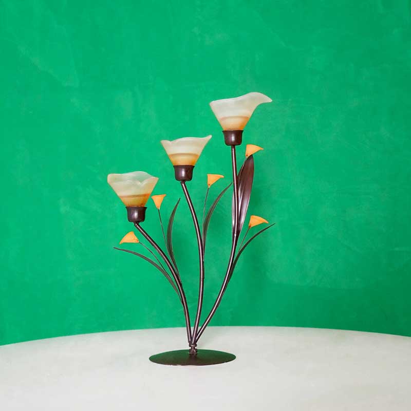 Minimalist Tulip Candle Holder Color:3 flower