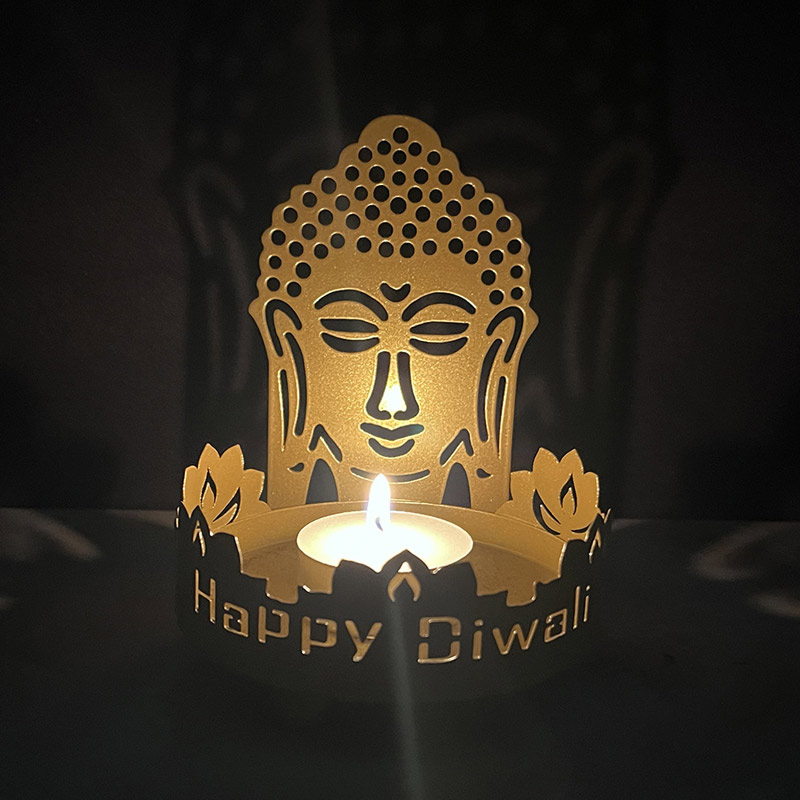 Diwali Silhouette Candle Holder Style1  