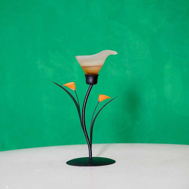 Minimalist Tulip Candle Holder Color:1 flower