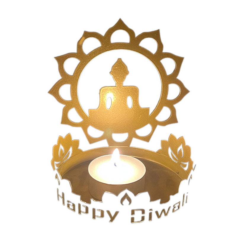 Diwali Silhouette Candle Holder