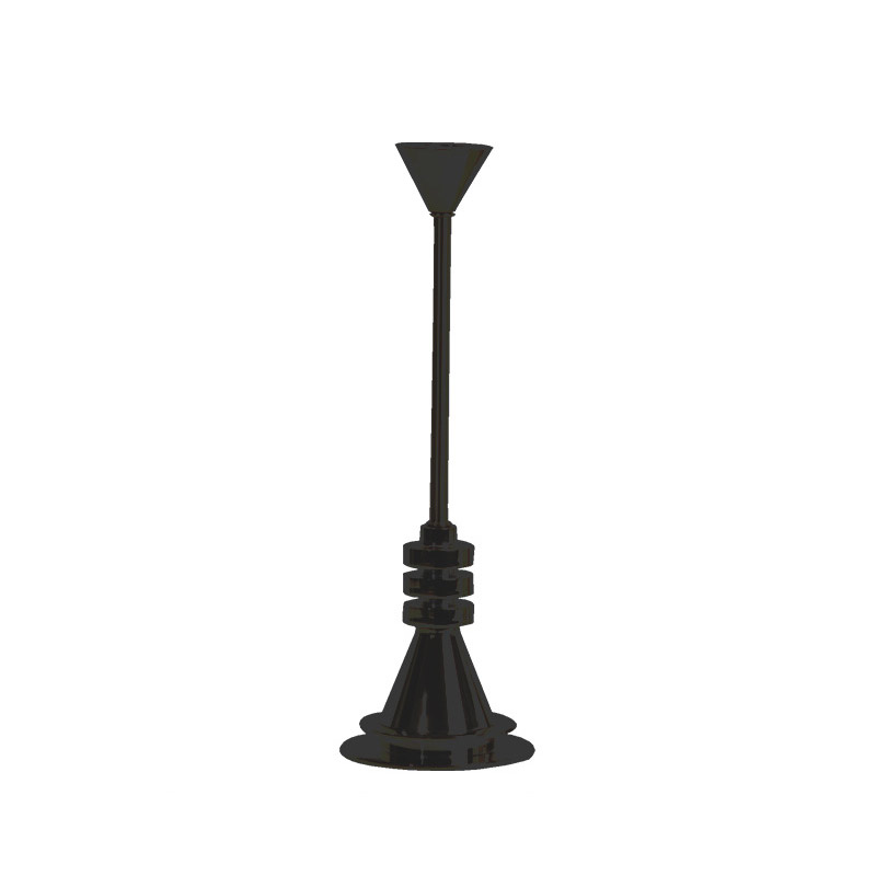 Modern & Minimalist Metal Candlestick ,Black/Gold Color:Black;Size:10*10*33cm