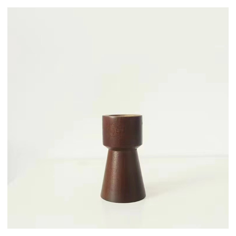 Wooden Candle Holder 5.5*5.5*9cm  