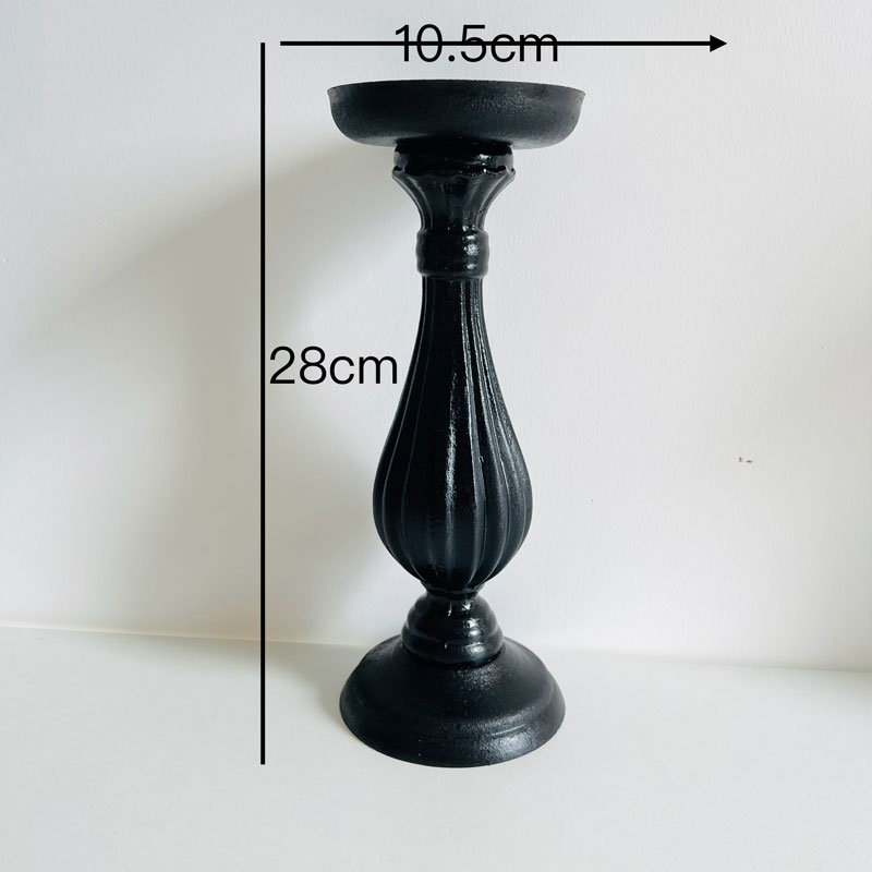 baluster-shaped pedestal candle holder Size:10.5*28cm