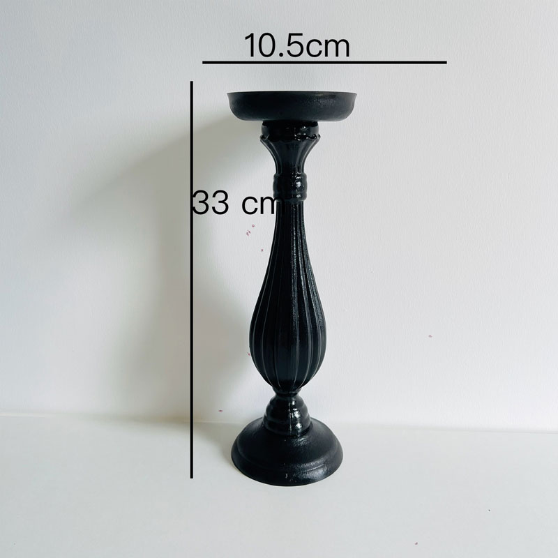 baluster-shaped pedestal candle holder Size:10.5*33cm
