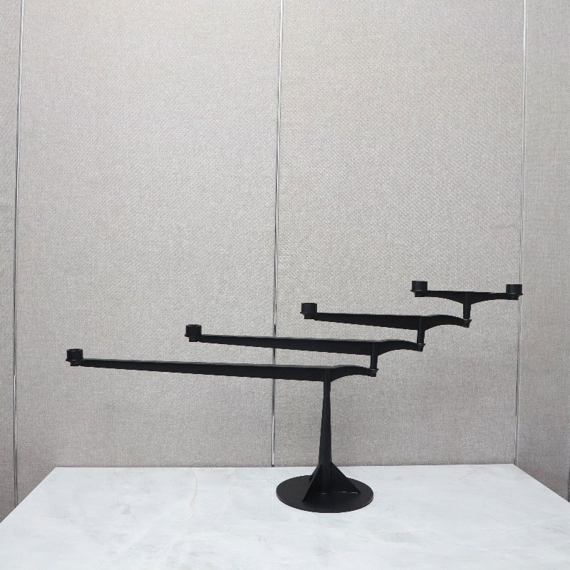 Cone base Asymmetric candelabra 105*20*56cm