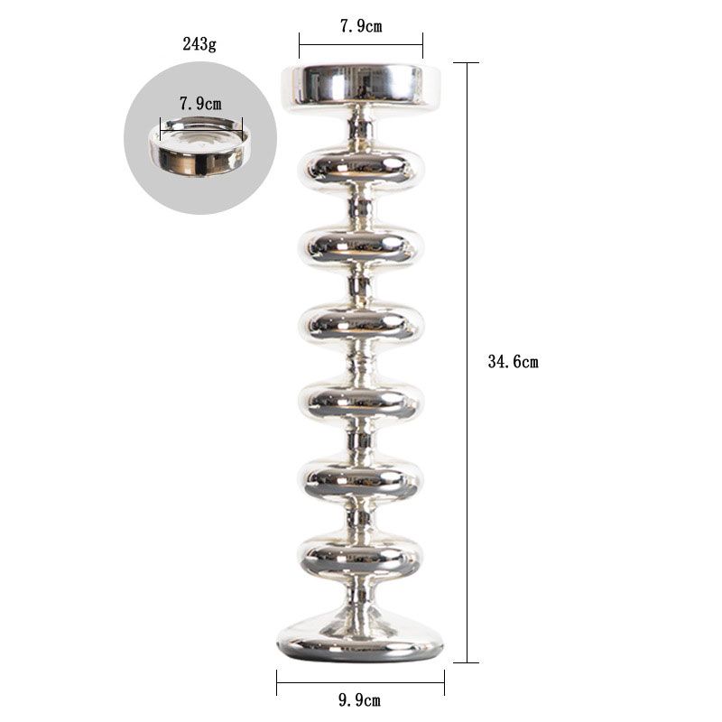 Minimalist Bobble Design Candle Holders Style:Style8