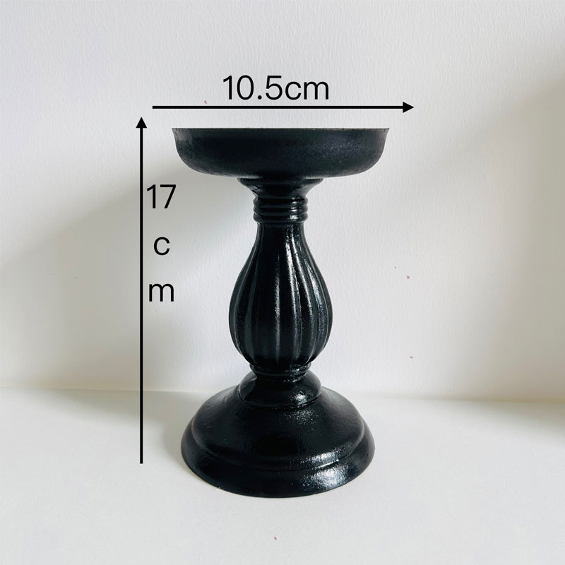 baluster-shaped pedestal candle holder Size:10.5*17cm